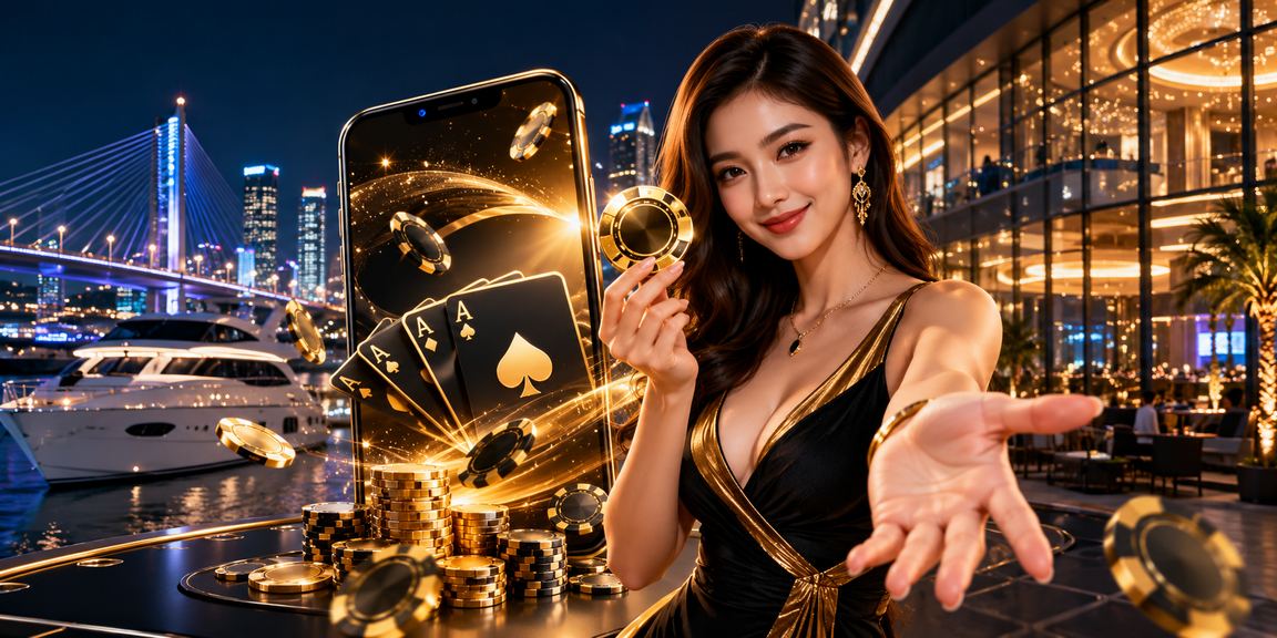 Permainan poker gaya Malaysia di Johor dengan antara muka kad digital pada skrin mudah alih